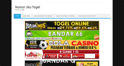 Desktop Screenshot of nomorjitutogel.com